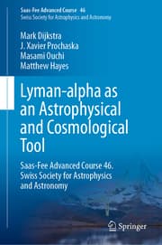 Cover von Lyman-alpha as an Astrophysical and Cosmological Tool