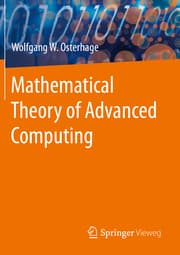 Cover von Mathematical Theory of Advanced Computing