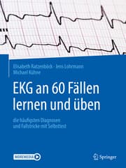 Cover von EKG an 60 Fällen lernen und üben
