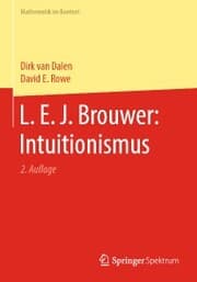Cover von L. E. J. Brouwer: Intuitionismus