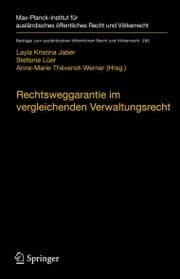Cover von Rechtsweggarantie im vergleichenden Verwaltungsrecht