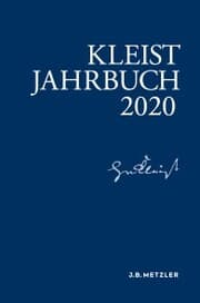 Cover von Kleist-Jahrbuch 2020
