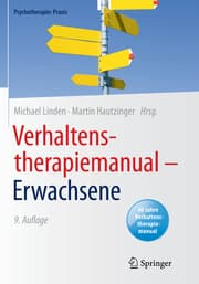 Cover von Verhaltenstherapiemanual - Erwachsene