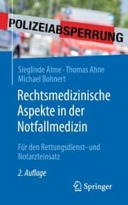 Cover von Rechtsmedizinische Aspekte in der Notfallmedizin