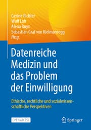Cover von Datenreiche Medizin und das Problem der Einwilligung