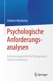 Cover von Psychologische Anforderungsanalysen