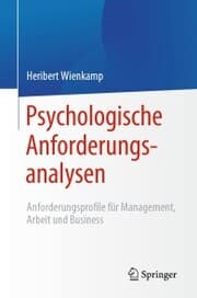Cover von Psychologische Anforderungsanalysen