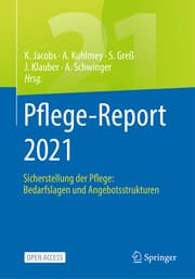 Cover von Pflege-Report 2021