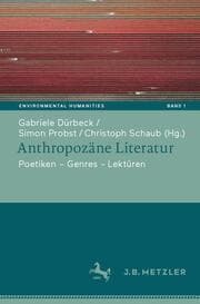 Cover von Anthropozäne Literatur