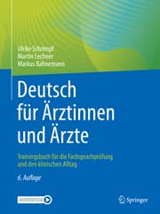 Cover von Deutsch für Ärztinnen und Ärzte