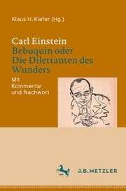 Cover von Carl Einstein: Bebuquin oder Die Dilettanten des Wunders