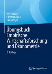 Cover von Übungsbuch Empirische Wirtschaftsforschung und Ökonometrie
