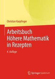 Cover von Arbeitsbuch Höhere Mathematik in Rezepten