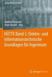 Cover von HÜTTE 3: Elektro- und informationstechnische Grundlagen für Ingenieure