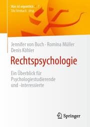 Cover von Rechtspsychologie