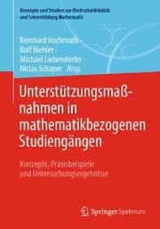Cover von Unterstützungsmaßnahmen in mathematikbezogenen Studiengängen