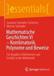 Cover von Mathematische Geschichten VI - Kombinatorik, Polynome und Beweise