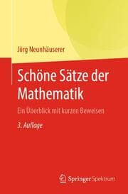 Cover von Schöne Sätze der Mathematik
