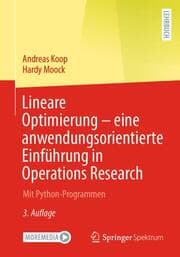 Cover von Lineare Optimierung - eine anwendungsorientierte Einführung in Operations Research