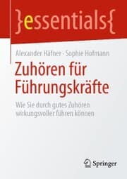 Cover von Zuhören für Führungskräfte