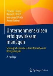 Cover von Unternehmenskrisen erfolgswirksam managen