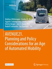 Cover von AVENUE21. Planning and Policy Considerations for an Age of Automated Mobility