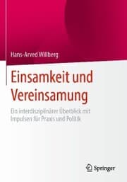 Cover von Einsamkeit und Vereinsamung