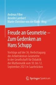 Cover von Freude an Geometrie - Zum Gedenken an Hans Schupp