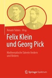 Cover von Felix Klein und Georg Pick