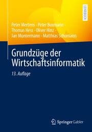 Cover von Grundzüge der Wirtschaftsinformatik