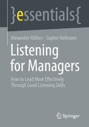 Cover von Listening for Managers