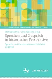 Cover von Sprechen und Gespräch in historischer Perspektive