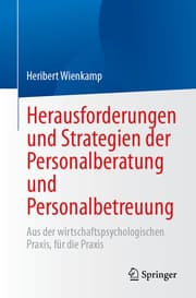 Cover von Herausforderungen und Strategien der Personalberatung und Personalbetreuung