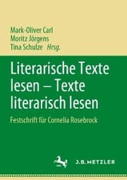 Cover von Literarische Texte lesen - Texte literarisch lesen