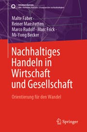 Cover von Nachhaltiges Handeln in Wirtschaft und Gesellschaft