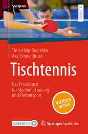 Cover von Tischtennis - Das Praxisbuch für Studium, Training und Freizeitsport
