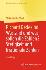 Cover von Richard Dedekind