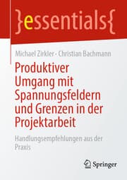 Cover von Produktiver Umgang mit Spannungsfeldern und Grenzen in der Projektarbeit