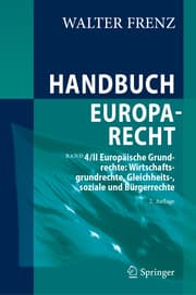 Cover von Handbuch Europarecht