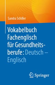 Cover von Vokabelbuch Fachenglisch für Gesundheitsberufe: Deutsch - Englisch
