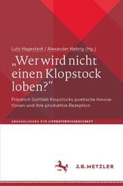 Cover von Wer wird nicht einen Klopstock loben?