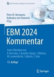 Cover von EBM 2024 Kommentar