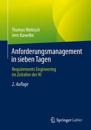 Cover von Anforderungsmanagement in sieben Tagen