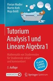 Cover von Tutorium Analysis 1 und Lineare Algebra 1