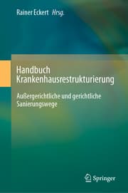 Cover von Handbuch Krankenhausrestrukturierung
