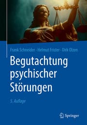 Cover von Begutachtung psychischer Störungen