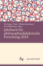 Cover von Jahrbuch für philosophiedidaktische Forschung 2024