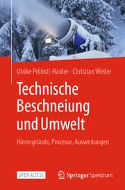 Cover von Technische Beschneiung und Umwelt