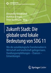 Cover von Zukunft Stadt: Die globale und lokale Bedeutung von SDG 11