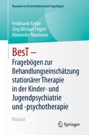 Cover von BesT - Fragebögen zur Behandlungseinschätzung stationärer Therapie in der Kinder- und Jugendpsychiatrie und -psychotherapie